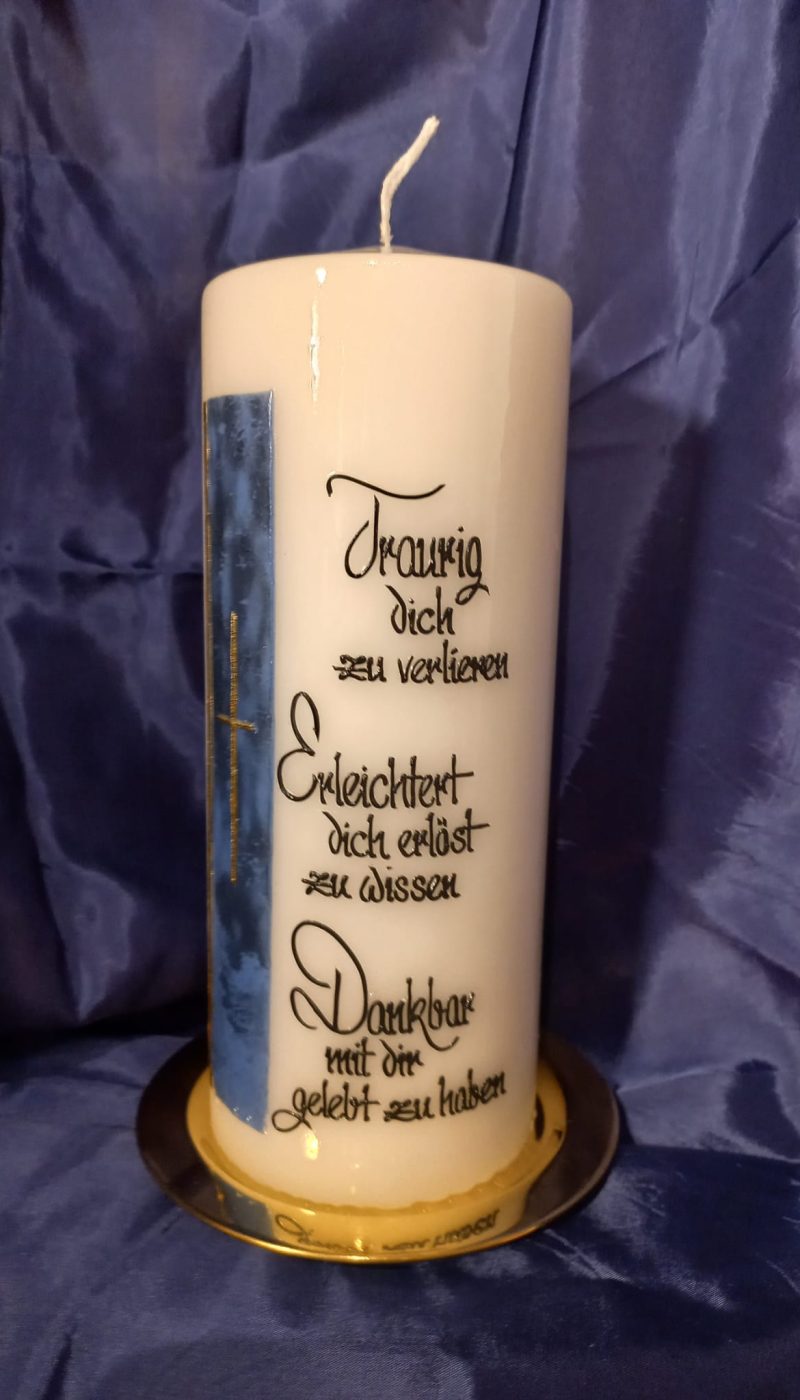Trauerkerze 34