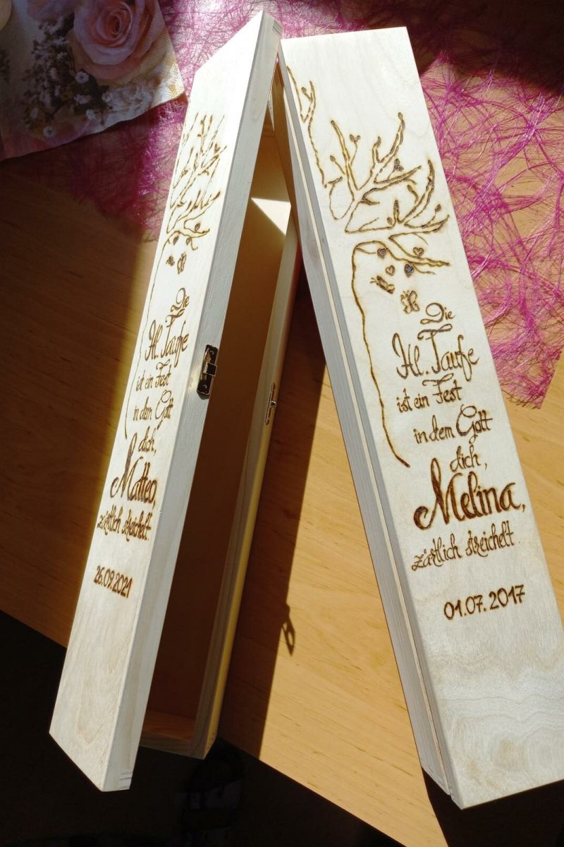 Schachtel für Taufkerze1